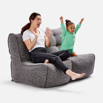 Twin Couch - Luscious Grey Twin Couch - Luscious Grey