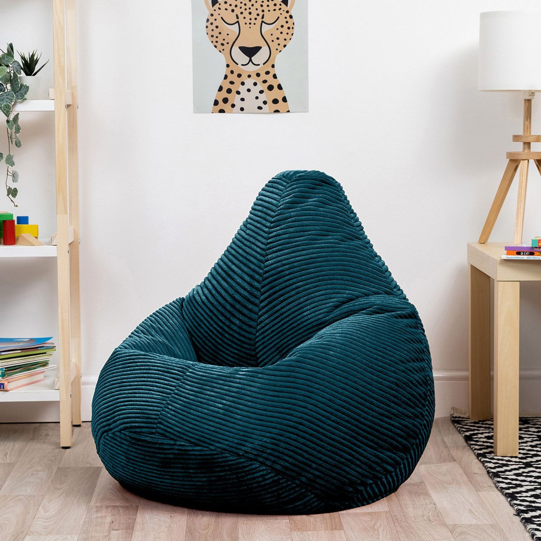 Chillz Kinder Zitzak Corduroy - Groen Chillz Kinder Zitzak Corduroy - Groen