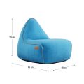 Cobana Lounge Chair Pouf Outdoor - Turquoise
