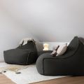 Cobana Lounge Chair Pouf Outdoor - Zwart