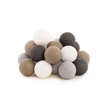 Cotton Ball Lights Outdoor lichtslinger - Starter Kit - Sombra