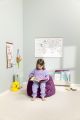 Kinder Zitzak BeanBag Fluffy L - Aubergine