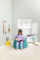 Kinder Zitzak BeanBag Fluffy L - Turquoise
