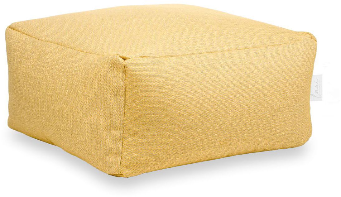 laui lounge poef colour square outdoor yellow