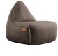 sackit canvas lounge chair pouf donkerbruin