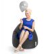 sitting point beanbag easy xl antraciet