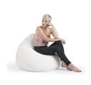 BeanBag Fluffy Hearts XL - Wit