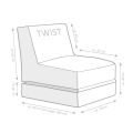 Loungebed Twist Scuba Outdoor - Oudroze